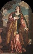 Paolo Veronese St Lucy and a Donor Spain oil painting artist